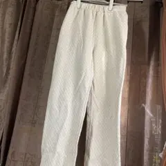 earth ベージュ イージーパンツ サイズF