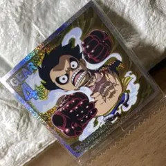 ワンピース大海賊シールウエハース6   ルフィ　GR