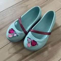 Crocs サンダル ライトブルー ビジュー付きのサムネイル