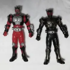 説明必読 仮面ライダー龍騎 仮面ライダーリュウガ フィギュア ソフビ