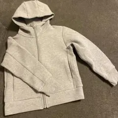 UNIQLO キッズ パーカー 120cm グレー
