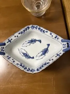 未使用】ロイヤルコペンハーゲン ブルーフラワー リーフディッシュ