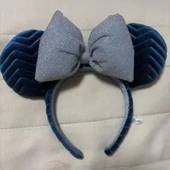 ディズニー　カチューシャ　ミニー　ベロア