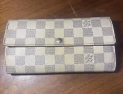 Louis Vuitton ポルトフォイユサラ ダミエ アズール 長財布