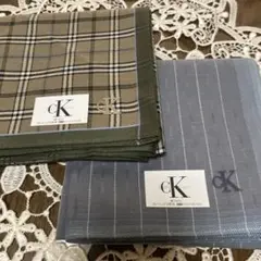 カルバンクライン　メンズハンカチ２枚
