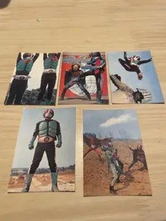 仮面ライダーV3 カルビースナック カード 1973年当時のものです