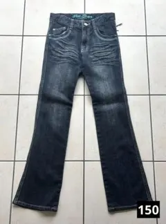 【新品未使用】キッズデニムパンツ150cm 女の子 ボトムス