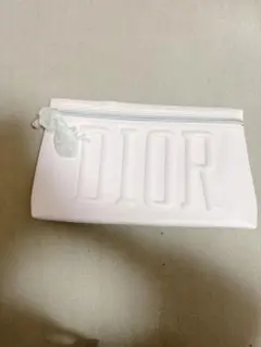 Dior 型押しポーチ ノベルティ ベビーピンク