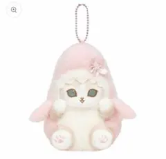 お*️様 mofusand ぽてぽてさめにゃんマスコット（さくらピンク）　ぬいぐ