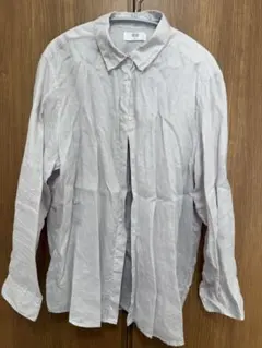 UNIQLO プレミアムリネンシャツ ライトグレー 3XL