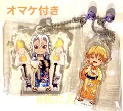 ローソン×鬼滅の刃　極厚アクリルキーホルダー　宇髄・善逸（ノート付き）