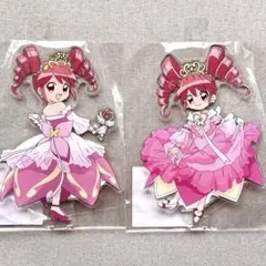 ふしぎ星のふたご姫 ヴィレヴァン アクリルBIGフィギュア ファイン 2点