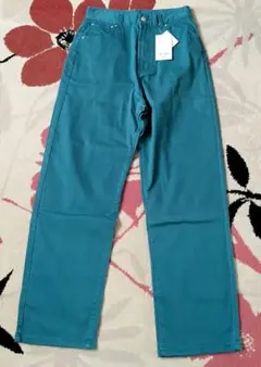 VIS ツイル＆デニムストレートパンツ