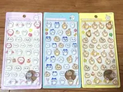 ボンボンドロップ シール 3Dステッカー 3種セット ちいかわ お得