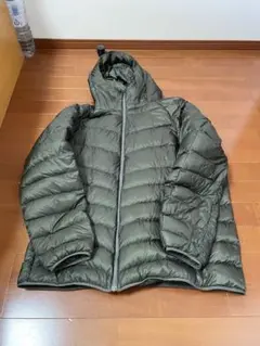 UNIQLO ウルトラライトダウン XXL カーキ フード付き ユニクロ