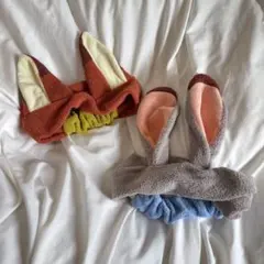 ディズニー　ヘアバンド　ズートピア　ジュディ　ニック