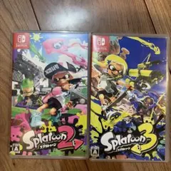 Switchソフトまとめ売り スプラトゥーン2•3 パッケージありのサムネイル