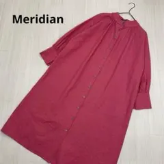◆ Meridian コットン 長袖 シャツ ロング ワンピースのサムネイル