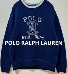 美品　POLO RALPH LAUREN ラルフローレン　前Ｖスウェット