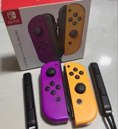 Nintendo Switch Joy-Con ネオンパープル　ネオンオレンジ