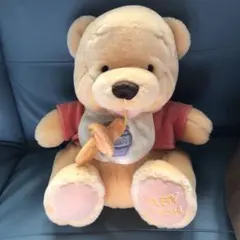 ディズニーストア ベビー プー ぬいぐるみ パペット/圧縮無しで発送