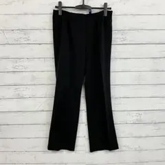 【古着】✨イージーパンツ【XL】ゴムウエスト　トラウザー　ゆったり　日本製　黒色