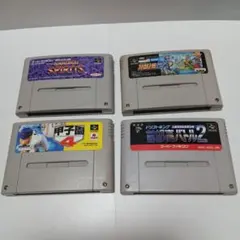 スーパーファミコン　サムライスピリッツ他　ソフトのみ　４本セット　動作品