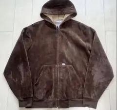 USA製 90s Carhartt カーハート ベロア ジップ パーカーM