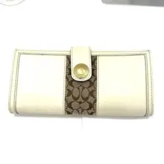 COACH coach コーチ Wホック　長財布　ロングウォレット