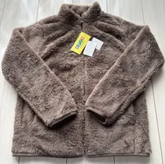 モカ色 モコモコ　ボアアウター サイズ150