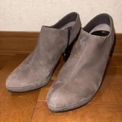 銀座カネマツグレー スエード ブーティ 15 231/4 Dのサムネイル
