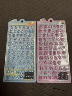 ボンボンドロップシール ひらがな&えいもじ 2セット