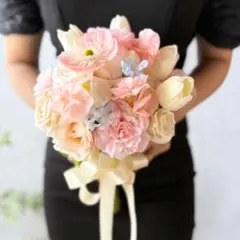 ウエディングブーケ 造花 アーティフィシャルフラワー lalan wedding
