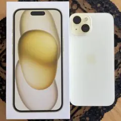 美品　Apple iPhone15 本体 イエロー