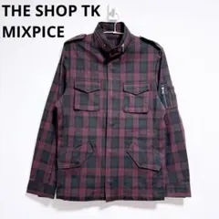 TK【ティーケー　ミクスパイス】ジャケット　ミリタリージャケット　チェック柄