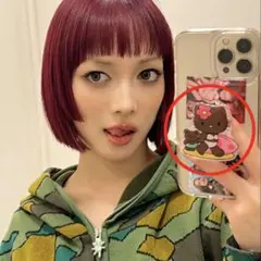 日焼けキティ　スマホグリップ　XG JURIN