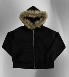 ファー付きパーカー パーカー
