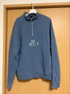 HUF OR DIE ハーフジップ スウェット