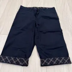 BLACKLABEL BURBERRY ハーフパンツ　ネイビー