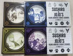 スシロー×ジョジョの奇妙な冒険 コラボ限定プレート 全4種