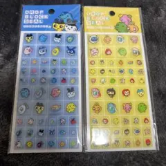 【正規品】たまごっち ドロップブロックシール タイルみたいなシール