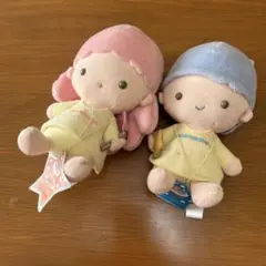 平成レトロ　キキララ　ぬいぐるみ　マスコット　　リトルツインスターズ　マスコット