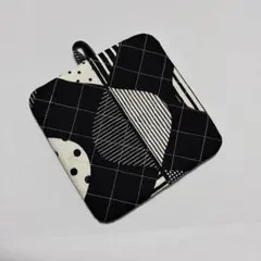幾何学模様の鍋敷き♪ポットマット／ハンドメイド