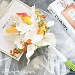 クラッチブーケ アーティフィシャルフラワーブーケ 造花 ウエディングブーケ