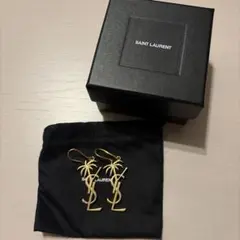 Saint Laurent YSL パームツリー ピアス ゴールドのサムネイル