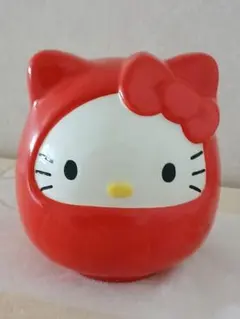 ハローキティ ダルマ 貯金箱