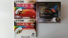 録画用DVD-RDL10p＋DVD-RDL1p＋DVD+RDL1p　計12枚