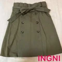 ミニスカート カーキー フォーマル ショート INGNI Mサイズ イング