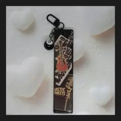 ハンドメイド キーホルダー ギター レトロ ミュージック エイトボール