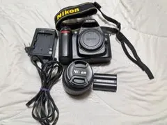Nikon D90デジタル一眼レフカメラ レンズ3本付き【ジャンク・動作